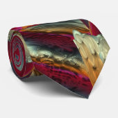 サンゴ抽象芸術フラクタル ネクタイ (ロール)