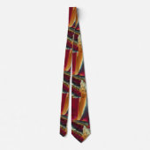 サンゴ抽象芸術フラクタル ネクタイ (裏面)