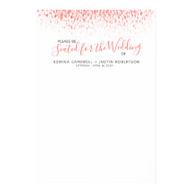 サンゴ抽象芸術水彩画結婚像計画