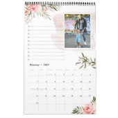サンゴ桃フローラ | 12フォトカレンダー(メモ付き) カレンダー (2月 2027)