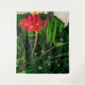 サンゴ植物の葉と花 タペストリー (正面)