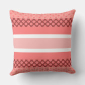 サンゴ水玉模様 クッション (裏面)