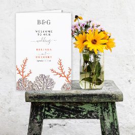 サンゴ水色ビーチ結婚式令 プログラム