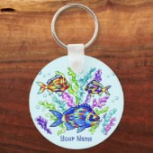 サンゴ海魚 キーホルダー (正面)