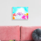 サンゴ海 キャンバスプリント (インサイチュ (リビング))