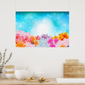 サンゴ海 ポスター (キッチン)