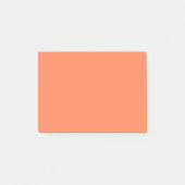 サンゴ無地の色 ポストイット (正面)