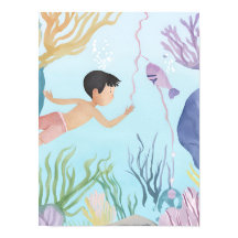 サンゴ礁でのダイビング