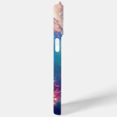 サンゴ礁と夕焼けの中のウミガメ Case-Mate iPhoneケース (裏面 / 右)