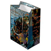 サンゴ礁と外来魚 ミディアムペーパーバッグ (正面アングル)