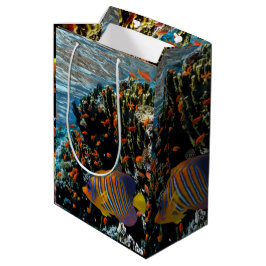 サンゴ礁と外来魚 ミディアムペーパーバッグ