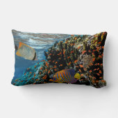 サンゴ礁と外来魚 ランバークッション (裏面)