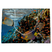 サンゴ礁と外来魚 ラージペーパーバッグ (正面)