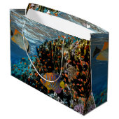 サンゴ礁と外来魚 ラージペーパーバッグ (裏面アングル)