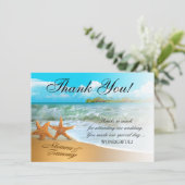 サンゴ礁のカップル 感謝 | 名前を砂に書きますように 招待状 (スタンド正面)
