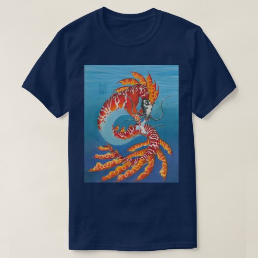 サンゴ礁のケルピーTシャツ Tシャツ (デザイン正面)