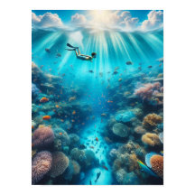 サンゴ礁のシュノーケリング