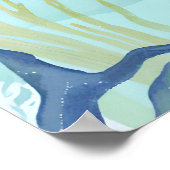 サンゴ礁のダイビング ポスター (角)