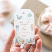 サンゴ礁のバースデー ギフトタグ