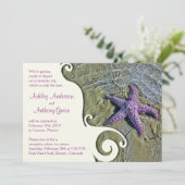 サンゴ礁のビーチ　結婚式後パーティーのみ　2 招待状 (スタンド正面)