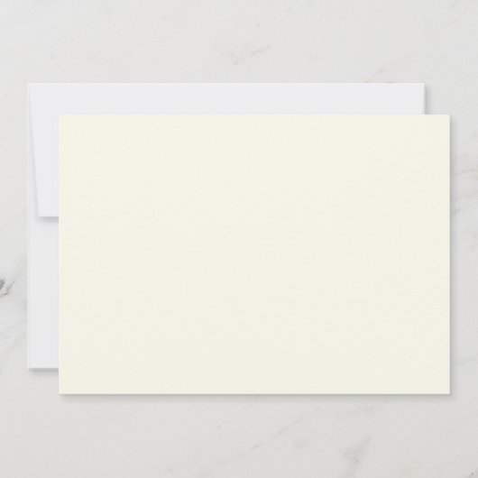 サンゴ礁のビーチ 結婚式後パーティーのみ 2 招待状 (裏面)