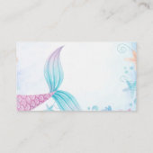 サンゴ礁のベイビーシャワー 何匹の魚がいるの？ エンクロージャーカード (裏面)