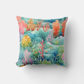 サンゴ礁の夏 クッション (正面)