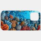 サンゴ礁の水中アート美 Case-Mate iPhoneケース (裏面 (横))