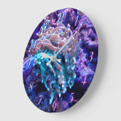サンゴ礁の海のアノーム時計 ラージ壁時計 (傾斜)
