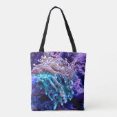 サンゴ礁の海の目のトート トートバッグ (裏面)