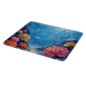 サンゴ礁の海底 海の絵画 カッティングボード (角)