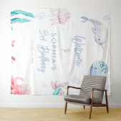 サンゴ礁の海 3さいの誕生日 タペストリー (インサイチュ(横))