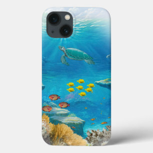 サンゴ礁の熱帯海洋 iPhone 13ケース