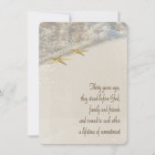 サンゴ礁の誓いの更新（30周年記念） 招待状 (正面)