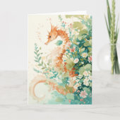 サンゴ礁の間のエテ鮮やかリア カード (正面)