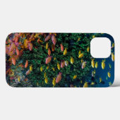 サンゴ礁を泳ぐ魚の群れ Case-Mate iPhoneケース (裏面 (横))