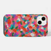 サンゴ礁アブストラクト iPhoneケース (裏面横)