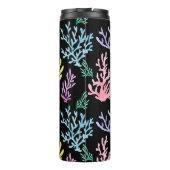 サンゴ礁エレガンス：水彩パターン タンブラー (裏面)