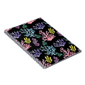 サンゴ礁エレガンス:水彩パターン ノートブック (右側)