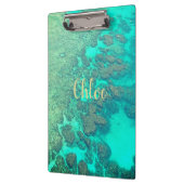 サンゴ礁カリブのターコイズ海水 クリップボード (左)