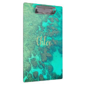 サンゴ礁カリブのターコイズ海水 クリップボード (右)