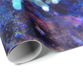 サンゴ礁ブルーパープルシーアネノーム ラッピングペーパー (ロールコーナー)