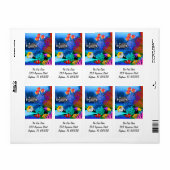 サンゴ礁水族館フィッシュラベル ラベル (フルシート)