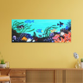 サンゴ礁 キャンバスプリント (インサイチュ (リビング))