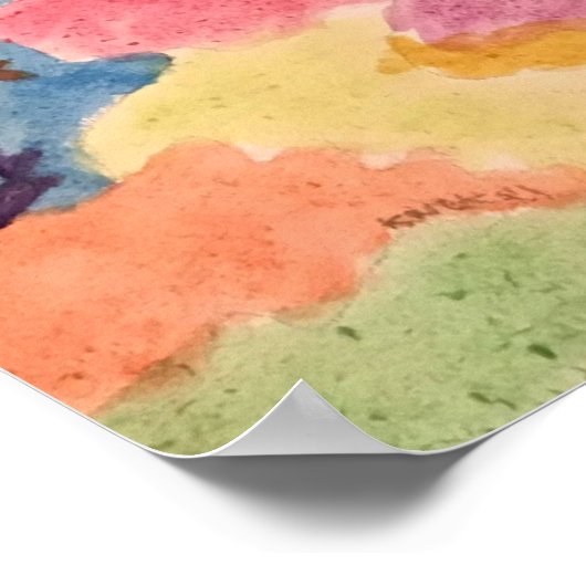 サンゴ礁 ポスター (角)