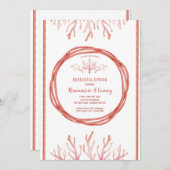 サンゴ礁 招待状 (正面/裏面)