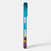 サンゴ礁 海の生活 美しいデザイン iPhone 16 カバー (裏面 / 右)