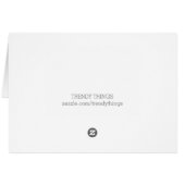 サンゴ簡易エレガントサンキューカード (裏面横)