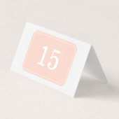 サンゴ簡易折りエレガント畳みテーブルカード (裏面)