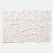 サンゴ紙吹雪水彩網点キッチンタオル キッチンタオル (横)